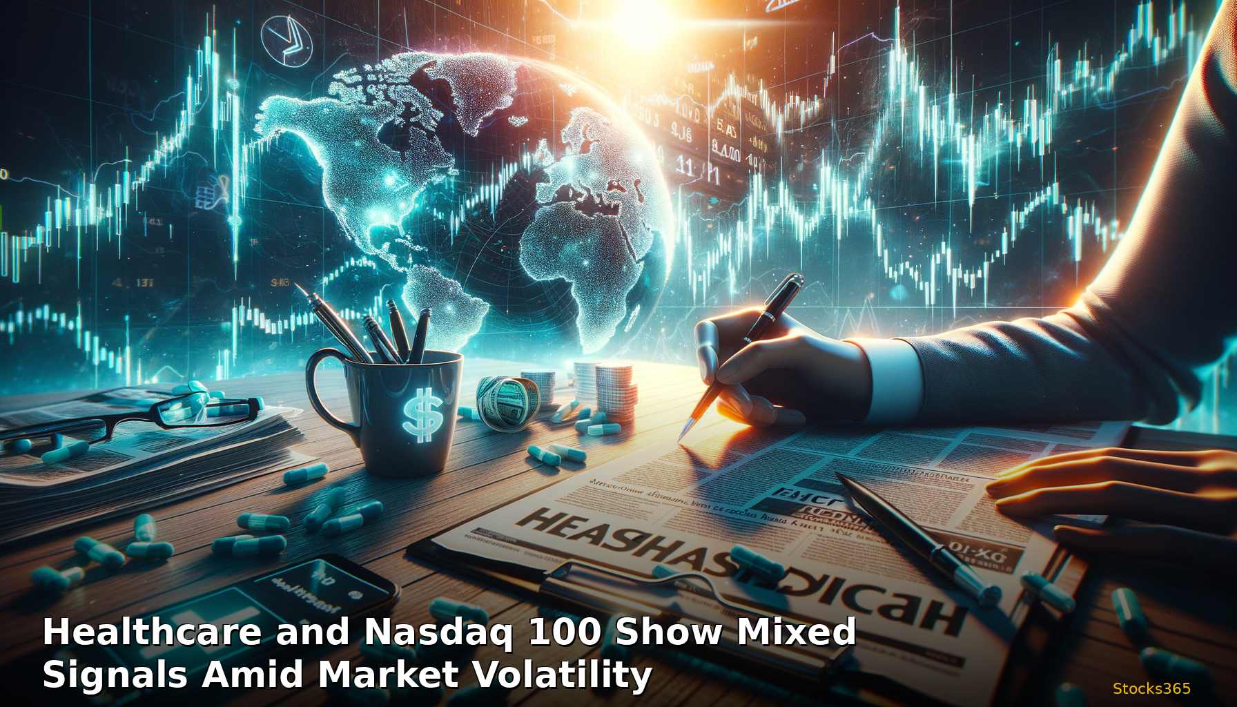 Healthcare and Nasdaq 100 Show Mixed Signals Amid Market Volatility