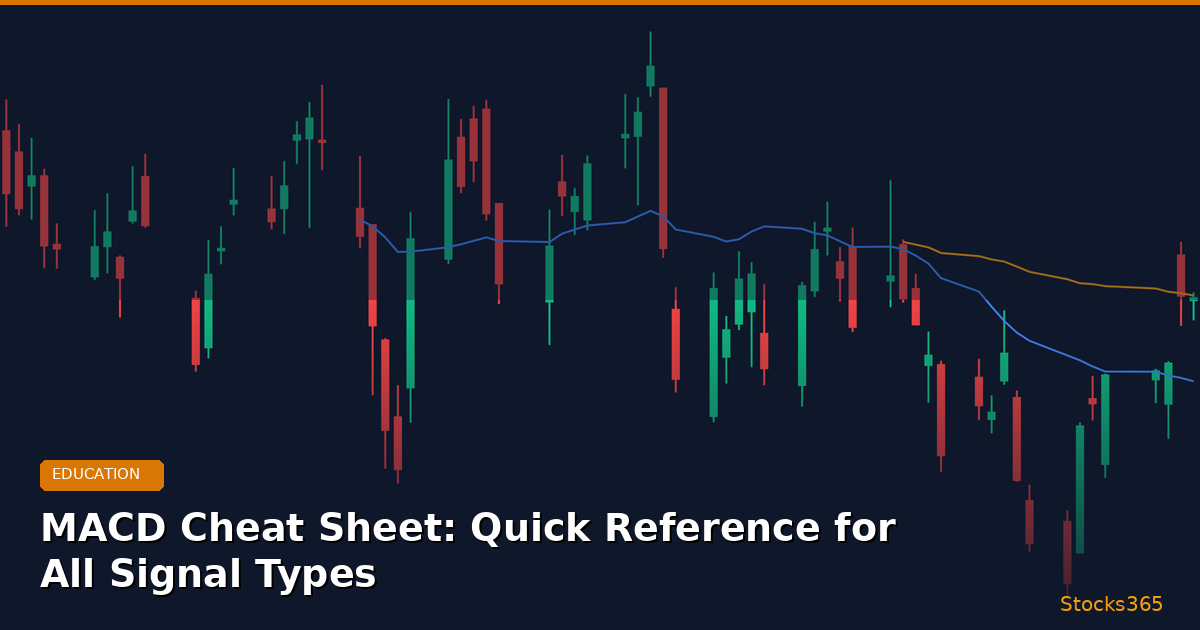 MACD Cheat Sheet: Quick Reference for All Signal Types