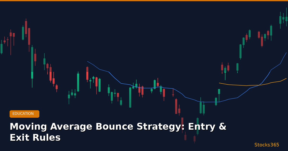 Moving Average Bounce Strategy: Entry & Exit Rules